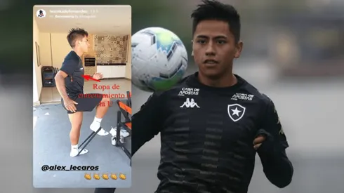 Alexander Lecaros entrena con indumentaria oficial de Universitario de Deportes