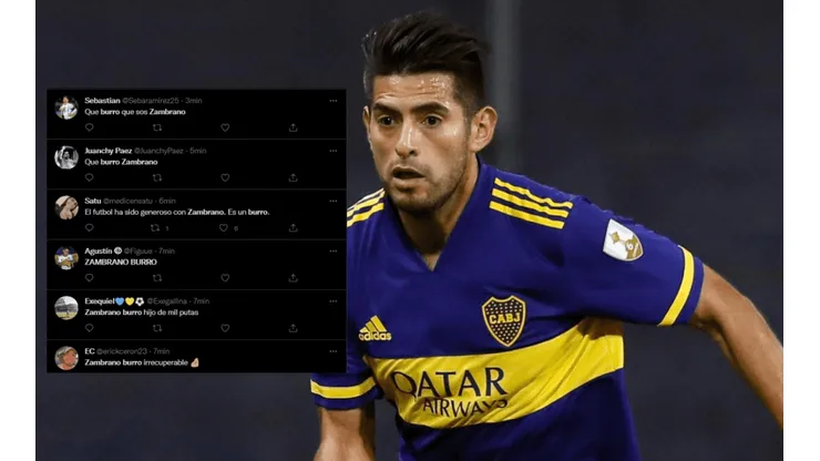 "Burro inútil": Carlos Zambrano, destrozado en el partido de Boca Juniors