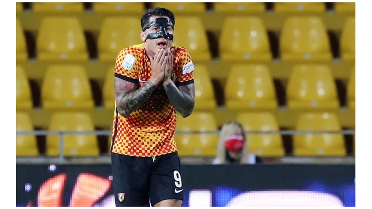 Lapadula compartió particular imagen por Halloween con clara referencia a Perú