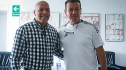 Dunga, extécnico de Brasil, visitó La Florida y tuvo una íntima charla con Roberto Mosquera