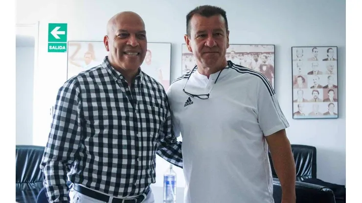 Dunga, extécnico de Brasil, visitó La Florida y tuvo una íntima charla con Roberto Mosquera
