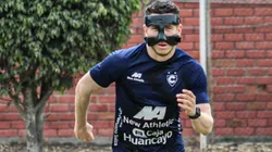 Adrián Ugarriza y su comentario sobre jugar con máscara a lo Gianluca Lapadula