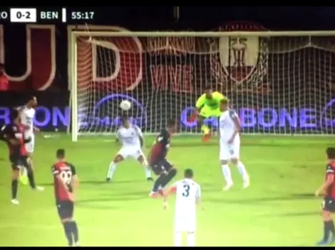 Rara definición: Gianluca Lapadula anotó otro gol en el Benevento de la Serie B de Italia