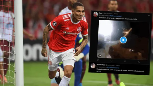 Hinchas del Inter de Porto Alegre celebran la salida de Paolo Guerrero de forma sorprendente