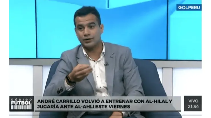 Maxi Mendaña es comentarista en GolPerú.