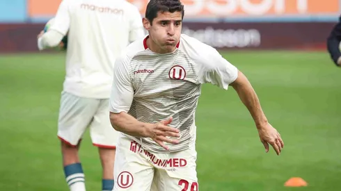La foto que revela el regreso de Aldo Corzo a los entrenamientos con Universitario