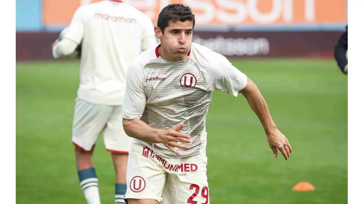 La foto que revela el regreso de Aldo Corzo a los entrenamientos con Universitario