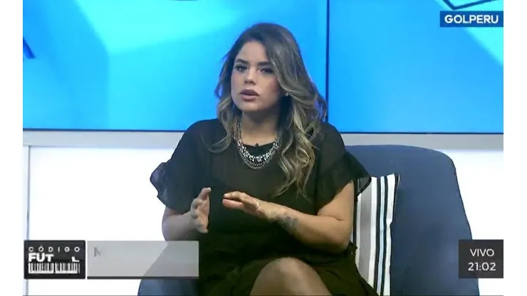 Milena Merino es panelista en GOLPERÚ.