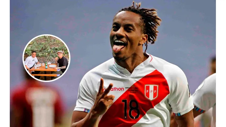 ¡Se pasó de frío! André Carrillo bromeó en foto de Gianluca Lapadula con Anderson Santamaría