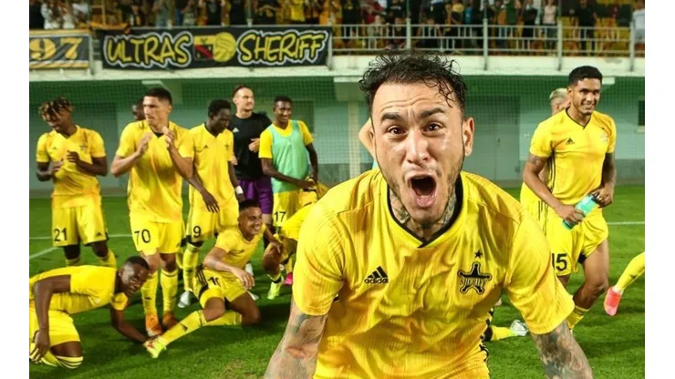 Gustavo Dulanto es una de las figuras del Sheriff Tiraspol.