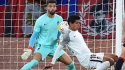 Luis Abram fue titular en el partido contra el Granada.