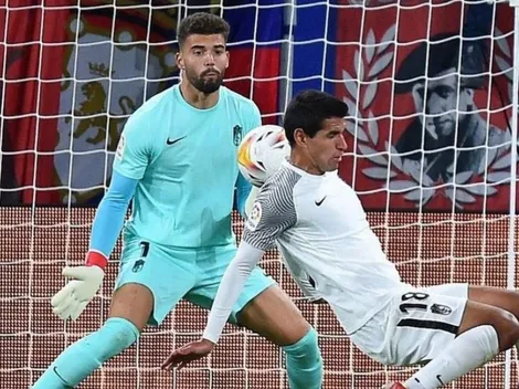 Salvaron un punto: Luis Abram jugó en el empate del Granada contra el Osasuna en la Liga