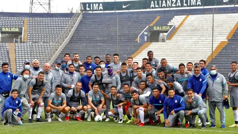 Alianza Lima celebró el cumpleaños de Guillermo Salas.