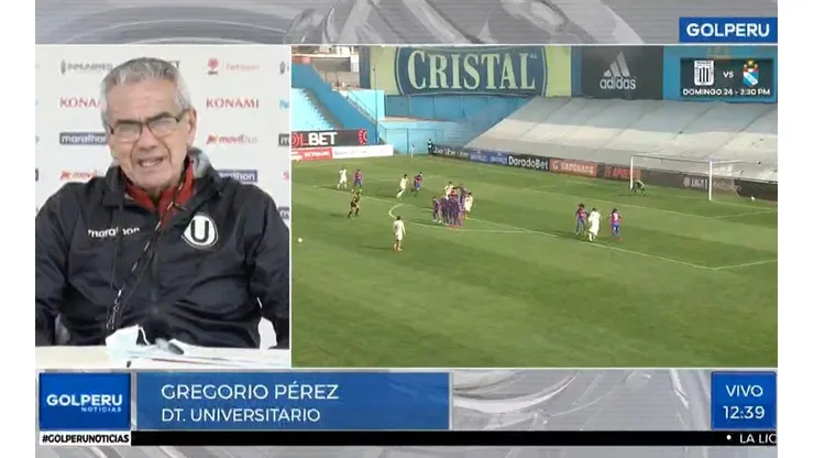 Gregorio Pérez aspira a clasificar a la Copa Libertadores y a campeonar la Liga 1 en el 2022.
