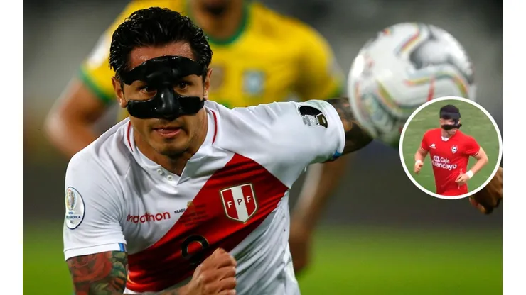 ¿Gianluca Lapadula? Así fueron los minutos de Adrián Ugarriza jugando con máscara
