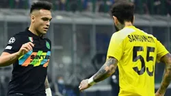 Lautaro Martínez tuvo algunos duelos contra Gustsvo Dulanto.