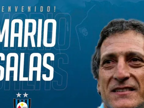 Así como lo leen: Mario Salas fue oficializado en equipo en la zona de descenso