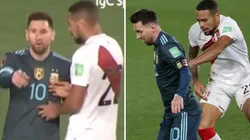 Callens intentó cambiar camiseta con Messi, pero el argentino tenía un acuerdo con otro jugador