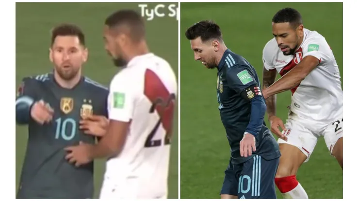 Callens intentó cambiar camiseta con Messi, pero el argentino tenía un acuerdo con otro jugador