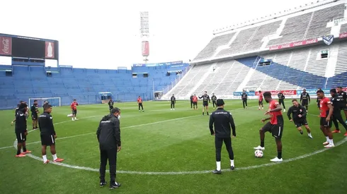 Selección Peruana viene entrenando en el estadio Velez Sarsfield.