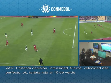 No fue penal y sí, roja: los audios del VAR en las polémicas del Perú-Bolivia