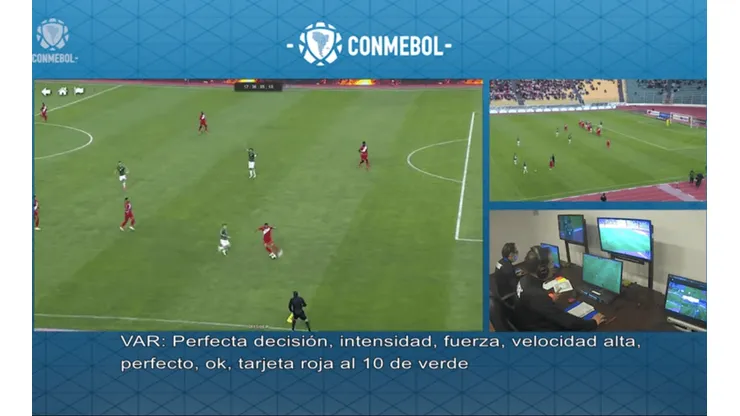 La CONMEBOL publicó los audios este lunes en su página y en Youtube.