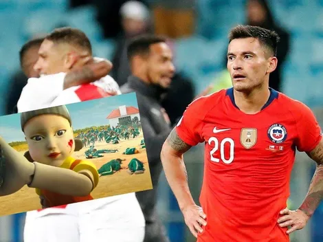 Les gustó El Juego del Calamar: diario peruano y su particular portada por el Perú-Chile