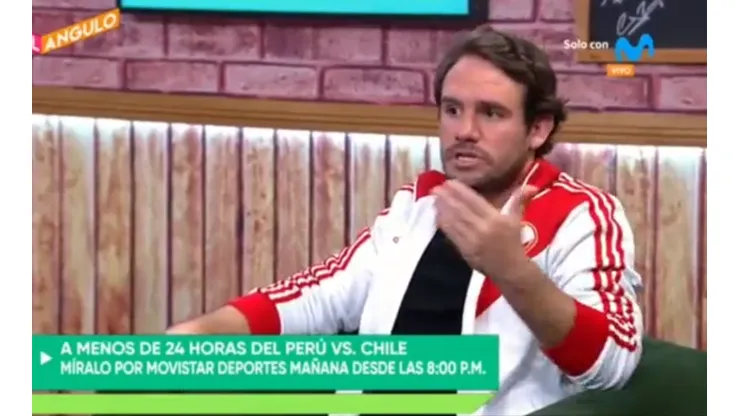 Michael Succar es panelista en Al Angulo de Movistar Deportes.
