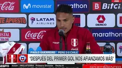 Paolo Guerrero jugó 60 minutos contra Chile.