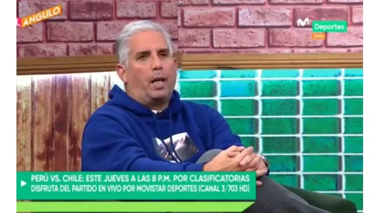Diego Rebagliati es panelista en Al Ángulo de Movistar Deportes.