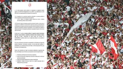 La barra oficial de la Selección Peruana realizó solicitud para el ingreso de banderolas e instrumentos