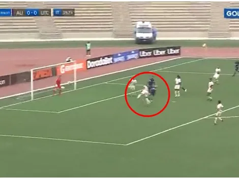 Alianza anotó el 1-0 con un golazo de cabeza de Aguirre tras preciso centro de Mora