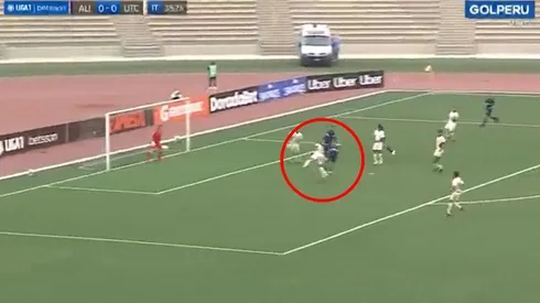 Alianza anotó el 1-0 con un golazo de cabeza de Aguirre tras preciso centro de Mora