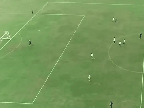 Como los viejos tiempos: Carlos Lobatón anotó pepón de mediacancha en práctica de Cristal