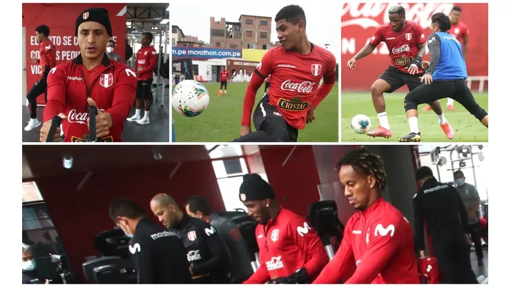 Carrillo, Cartagena y Yotún se sumaron a los entrenamientos de la Selección Peruana