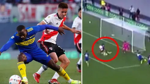 La milimétrica salvada de Luis Advíncula que evitó el gol de River Plate ante Boca Juniors