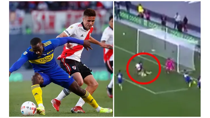 La milimétrica salvada de Luis Advíncula que evitó el gol de River Plate ante Boca Juniors