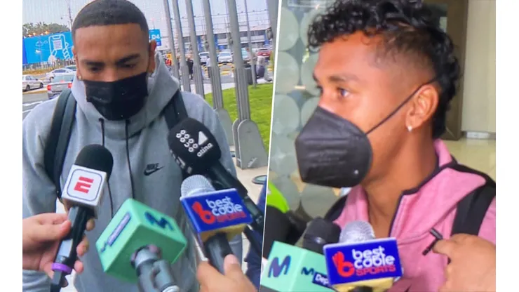 Están preparados: Renato Tapia y Alexander Callens se encuentran en nuestra capital
