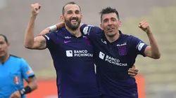 Hernán Barcos anota para Alianza el 2-0 tras gran jugada colectiva de Mora y Concha