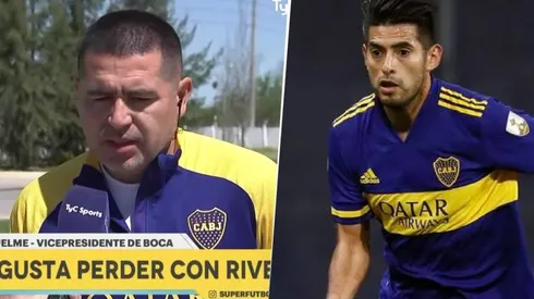 Riquelme elogió a Carlos Zambrano tras su gol contra River Plate.