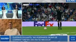 Gustavo Dulanto habló de su partidazo contra el Real Madrid.