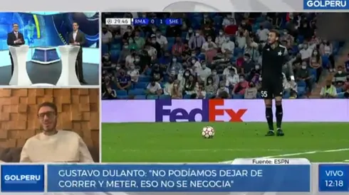 Gustavo Dulanto habló de su partidazo contra el Real Madrid.