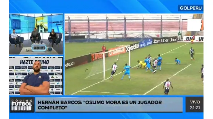 Hernán Barcos es el goleador actual de Alianza Lima.