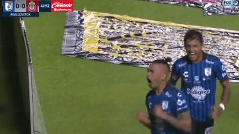 Dos Santos anotó su primer tanto desde enero en el Querétaro.