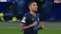 Sergio Peña ingresó después de los 60' cuando su equipo perdía y tenía uno menos.