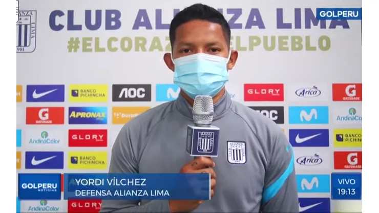 Yordi Vílchez fue uno de los primeros refuerzos de Alianza Lima para este 2021.