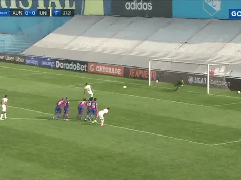 Desde los 12 pasos: Nelinho Quina anotó el 1-0 ante Alianza Universidad de Huánuco