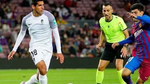 Abram jugó cerca de 80 minutos contra el Barcelona en el Camp Nou. Foto: Granada