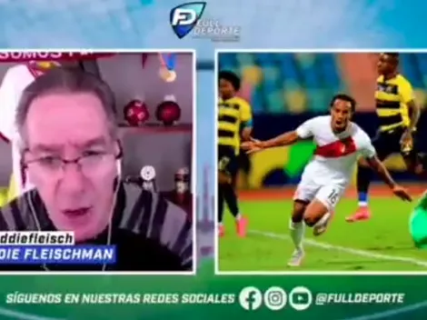 "Cerámica chero": Eddie Fleischman cayó mandando saludos en vivo a particular "empresa"