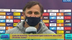 Carlos Bustos es el entrenador de Alianza Lima desde inicios del 2021.